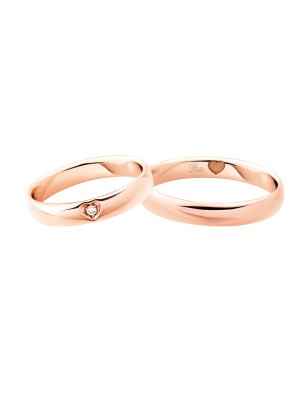 ANELLO FEDE NUZIALE IN ORO ROSA UOMO-DONNA POLELLO  3121UR POLELLO