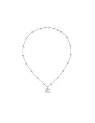 COLLANA IN ARGENTO DONNA GUCCI INTERLOCKING G YBB47922100100U Gucci