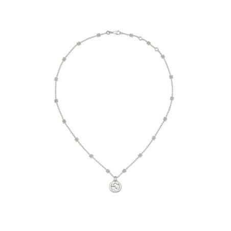 COLLANA IN ARGENTO DONNA GUCCI INTERLOCKING G YBB47922100100U Gucci
