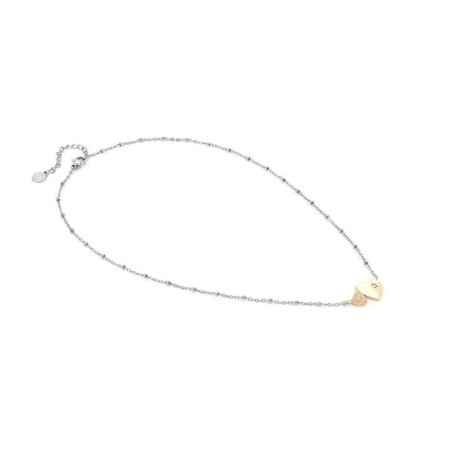 COLLANA HAPPYWORLD CUORI E ZIRCONI BIANCHI NOMINATION
