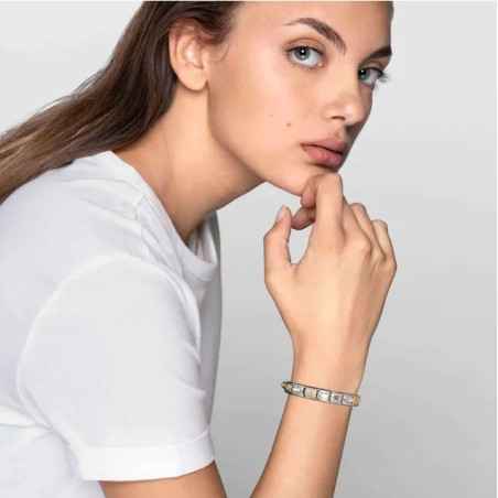 TESSERA LETTERA A ACCIAIO E ORO NOMINATION