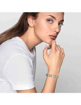 TESSERA LETTERA D ACCIAIO E ORO NOMINATION