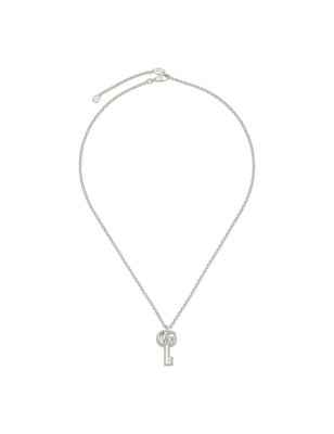 COLLANA IN ARGENTO PENDENTE CHIAVE DONNA GUCCI GG MARMONT YBB77072300100U Gucci