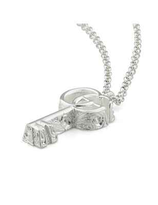 COLLANA IN ARGENTO PENDENTE CHIAVE DONNA GUCCI GG MARMONT YBB77072300100U Gucci