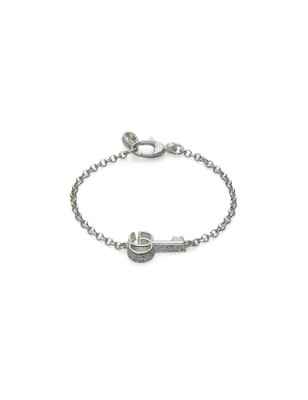 BRACCIALE IN ARGENTO CON CHIAVE DONNA GUCCI GG MARMONT YBA632207002018 Gucci