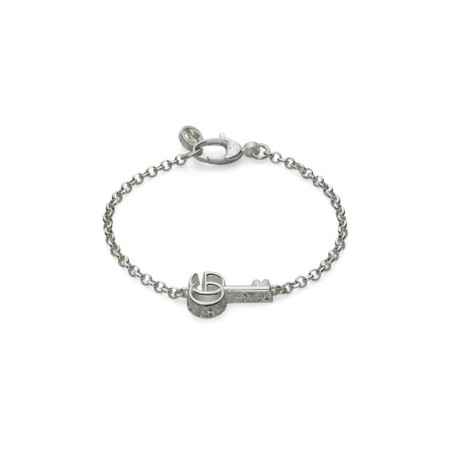 BRACCIALE IN ARGENTO CON CHIAVE DONNA GUCCI GG MARMONT YBA632207002018 Gucci