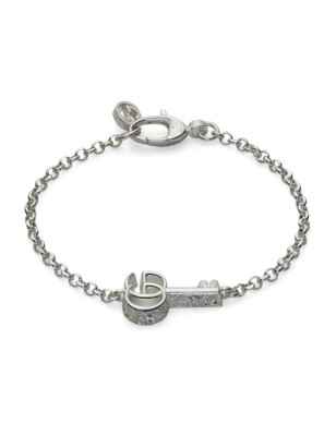 BRACCIALE IN ARGENTO CON CHIAVE DONNA GUCCI GG MARMONT YBA632207002018 Gucci