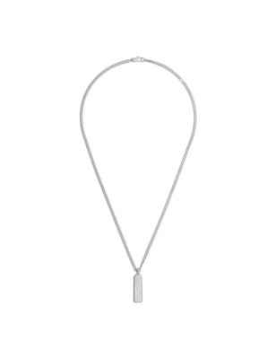 COLLANA IN ARGENTO UOMO GUCCI INTERLOCKING G YBB77405500100U Gucci
