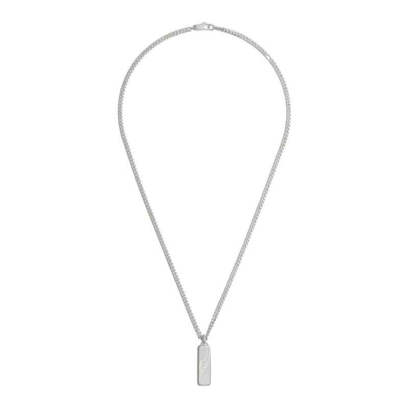 COLLANA IN ARGENTO UOMO GUCCI INTERLOCKING G COLLANA IN ARGENTO UOMO GUCCI INTERLOCKING G