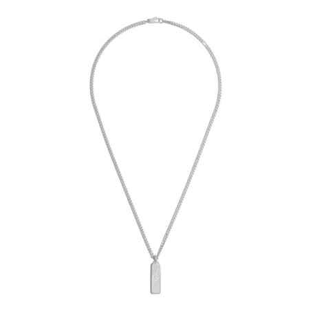 COLLANA IN ARGENTO UOMO GUCCI INTERLOCKING G YBB77405500100U Gucci