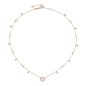 COLLANA ORO ROSA DIAMANTI DONNA GUCCI INTERLOCKING G