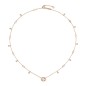 COLLANA ORO ROSA DIAMANTI DONNA GUCCI INTERLOCKING G
