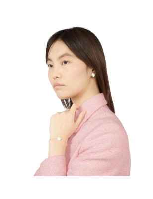 BRACCIALE HEART IN ARGENTO DONNA GUCCI INTERLOCKING G YBA645546003018 Gucci