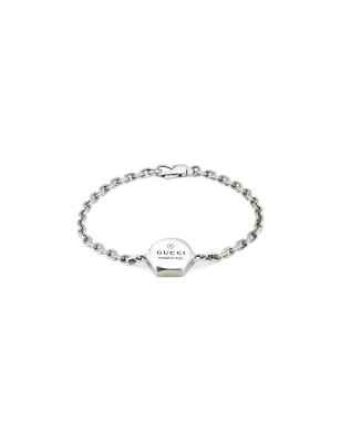 BRACCIALE IN ARGENTO 19CM UOMO-DONNA GUCCI TRADEMARK YBA779169001019 Gucci