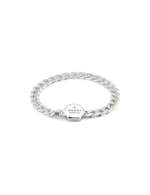 BRACCIALE IN ARGENTO 19CM UOMO-DONNA GUCCI TRADEMARK YBA779173001019 Gucci