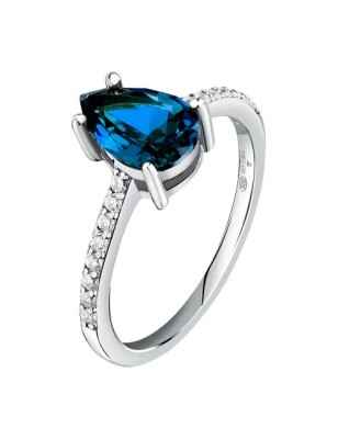 ANELLO TESORI ZIRCONE GOCCIA BLU MIS.18 DONNA MORELLATO  SAIW204018 Morellato