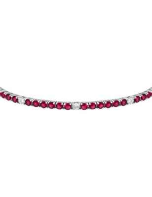 BRACCIALE TENNIS ZIRCONI ROSSI E BIANCHI DONNA MORELLATO  SAIW230 MORELLATO