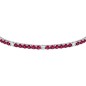 BRACCIALE TENNIS ZIRCONI ROSSI E BIANCHI DONNA MORELLATO 