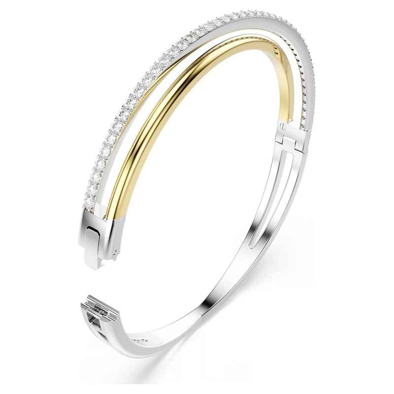 Set Di 3 Bracciali Donna Rigidi In Metallo - Stile Vintage E Chunky, Colore Oro, Perfetti Per Ogni Look