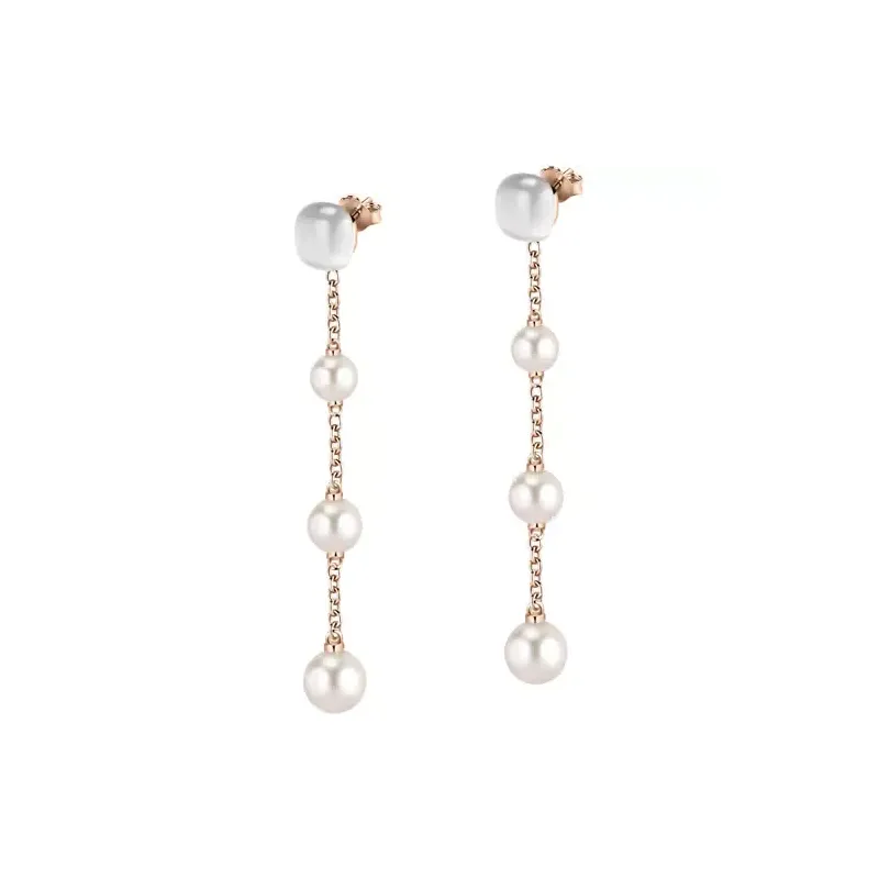 ORECCHINI LUNGHI PERLA GEMMA DONNA MORELLATO 