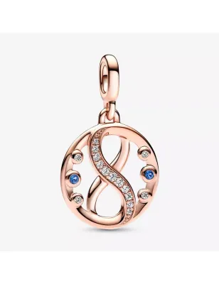 CHARM MEDALLION INFINITY 14KT ROSE GOLD PANDORA ME 782696C01 Pandora