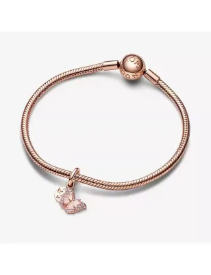 CHARM PENDENTE FARFALLA ROSA DONNA PANDORA  782555C01 Pandora