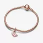 CHARM PENDENTE FARFALLA ROSA DONNA PANDORA 
