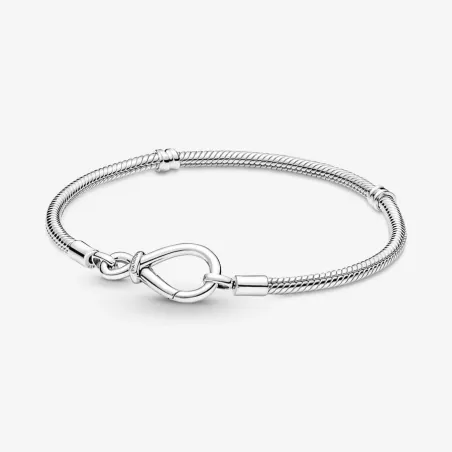BRACCIALE CON CHIUSURA A NODO INFINITO PANDORA 590792C00-17 Pandora