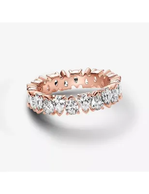ANELLO FASCIA GOCCE ASIMMETRICHE MIS.52 DONNA PANDORA  183021C01-52 PANDORA