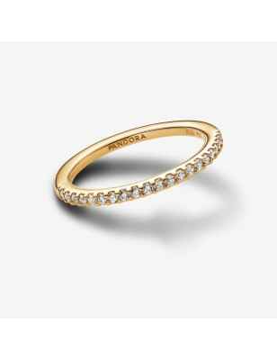 ANELLO PAVE' FASCIA SOTTILE PLACCATO ORO MIS.56 DONNA PANDORA  - category_name - XDMG De Marchi Gianotti