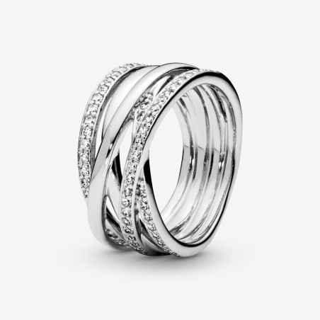 ANELLO FASCIA INTRECCIATA MIS.50 DONNA PANDORA  190919CZ-50 Pandora