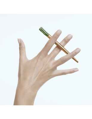 PENNA SFERA VERDE PLACCATA COLOR ORO LUCENT DONNA SWAROVSKI 