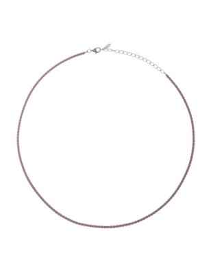 COLLANA TENNISMANIA ARGENTO E ZIRCONI ROSA AMEN CLT2BRO Amen