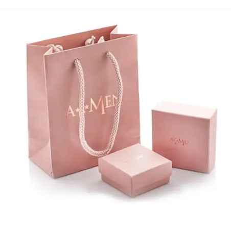 BRACCIALE QUADRICUORE ZIRCONI BIANCHI DONNA AMEN 