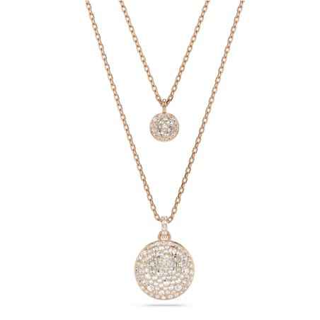 COLLANA PENDENTE STRATIFICATO METEORA ROSE DONNA SWAROVSKI  5683449 SWAROVSKI