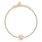 BRACCIALE QUARZO ROSA DORATO TESORI ETERNI DONNA MORELLATO 