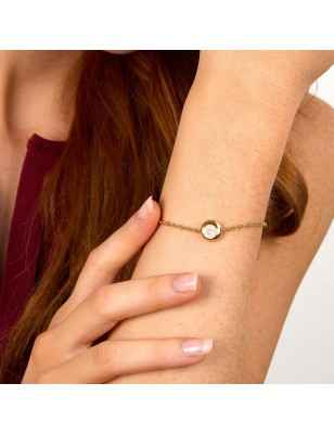 BRACCIALE QUARZO ROSA DORATO TESORI ETERNI DONNA MORELLATO  - category_name - XDMG De Marchi Gianotti
