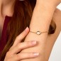 BRACCIALE QUARZO ROSA DORATO TESORI ETERNI DONNA MORELLATO 