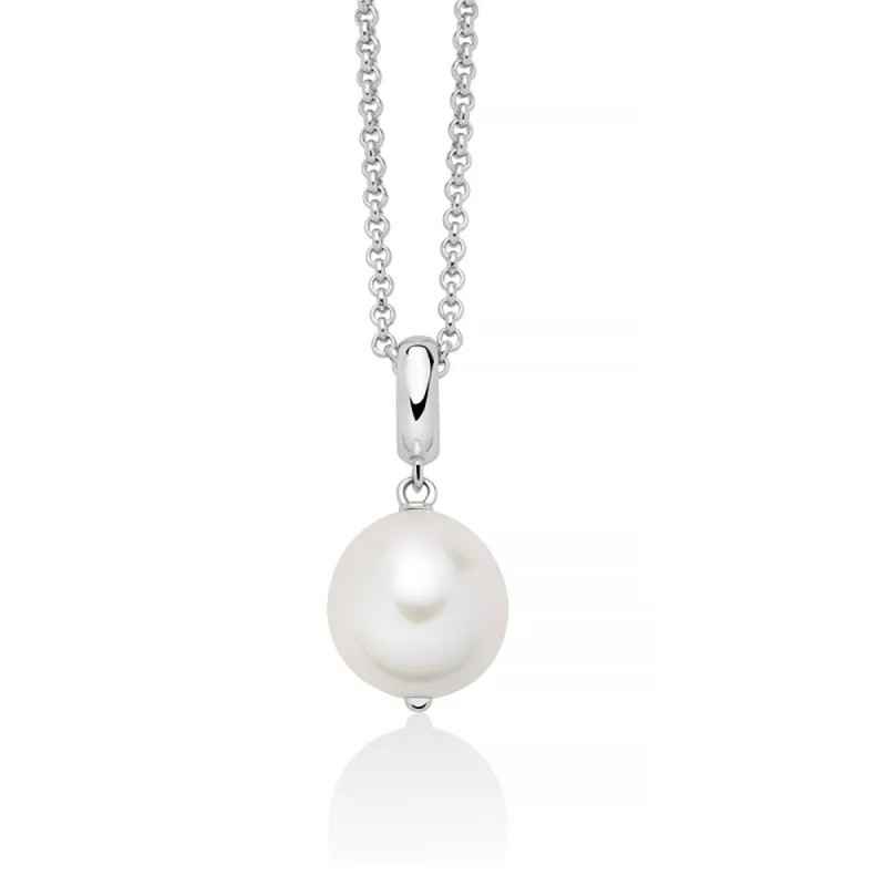 COLLANA PENDENTE PERLA ARGENTO GIOCHI DI PERLE DONNA MILUNA