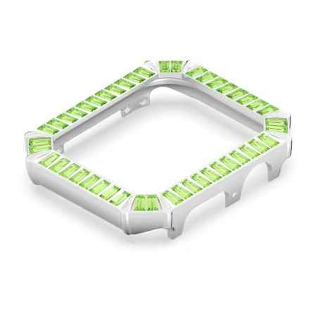 COVER APPLE WATCH SERIE 4 E 5 VERDE SWAROVSKI