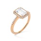 ANELLO ORO ROSA DIAMANTI COLTIVATI DONNA AMA ANELLO ORO ROSA DIAMANTI COLTIVATI DONNA AMA