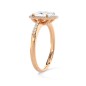 ANELLO ORO ROSA DIAMANTI COLTIVATI DONNA AMA ANELLO ORO ROSA DIAMANTI COLTIVATI DONNA AMA