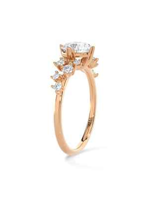 ANELLO ORO ROSA DIAMANTI COLTIVATI DONNA AMA  AMA-AN-101M-16 AMA