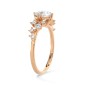 ANELLO ORO ROSA DIAMANTI COLTIVATI DONNA AMA 