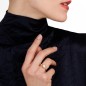 ANELLO ORO ROSA DIAMANTI COLTIVATI DONNA AMA 