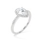 ANELLO ORO BIANCO DIAMANTI COLTIVATI DONNA AMA 