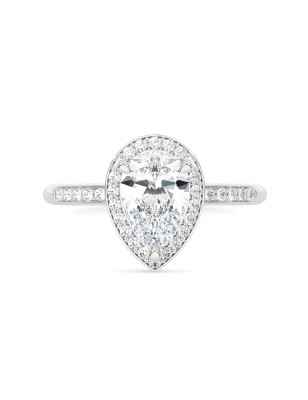 ANELLO ORO BIANCO DIAMANTI COLTIVATI DONNA AMA 