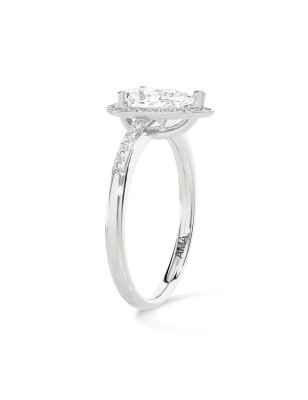 ANELLO ORO BIANCO DIAMANTI COLTIVATI DONNA AMA  AMA-AN-202-16 AMA