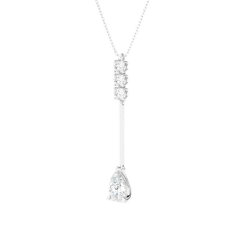 COLLANA IN ORO BIANCO E DIAMANTI COLTIVATI DONNA AMA COLLANA IN ORO BIANCO E DIAMANTI COLTIVATI DONNA AMA