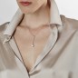 COLLANA IN ORO BIANCO E DIAMANTI COLTIVATI DONNA AMA COLLANA IN ORO BIANCO E DIAMANTI COLTIVATI DONNA AMA